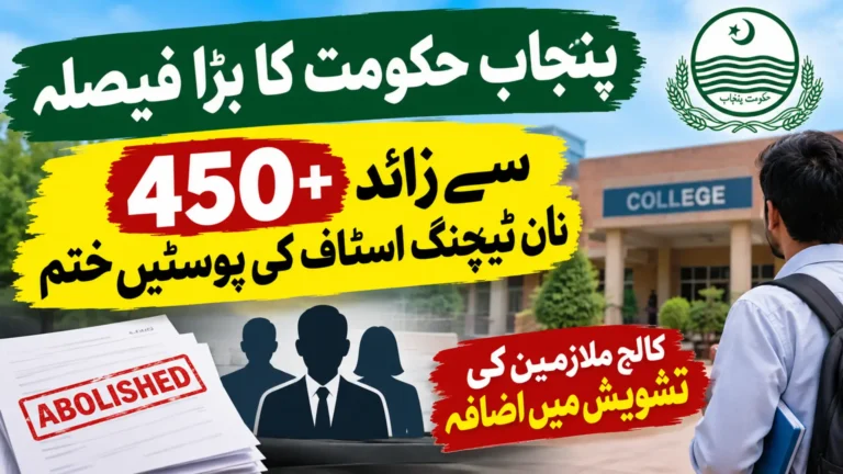 Punjab Government Abolishes Dozens of Non-Teaching Posts in Colleges